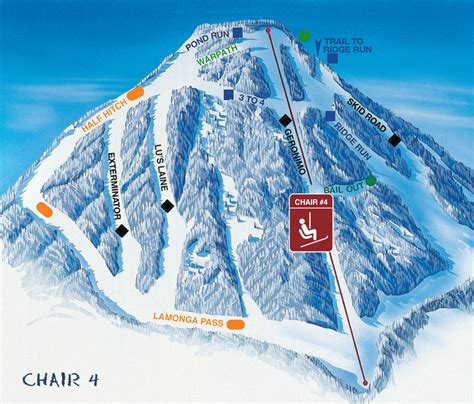 Mount Spokane Ski Trail Map, Free Download