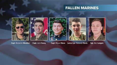 Miramar memorial held for five Marines killed in helicopter crash | cbs8.com