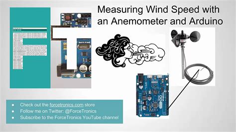 Measuring Wind Speed with an Anemometer and Arduino - YouTube