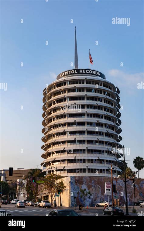 The Capitol Records Building, also known as the Capitol Records Tower ...