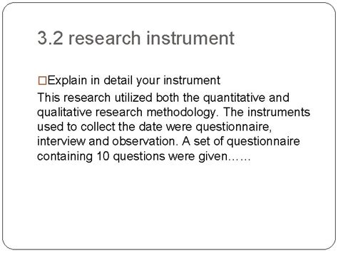 CHAPTER 3 RESEARCH METHODOLOGY Components of a research