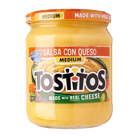 Tostitos Medium Salsa Con Queso Dip 425.2g - from RedMart