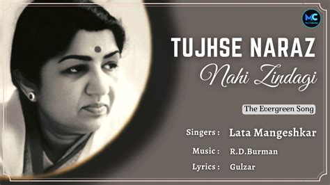 Tujhse Naraz Nahi Zindagi (Lyrics) - | Lata Mangeshkar #RIP | R.D. Burman, Gulzar | Masoom 1983 ...