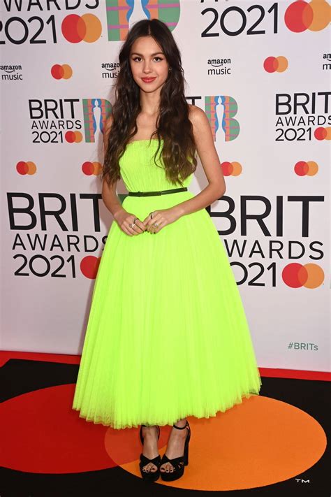 Olivia Rodrigo attends The BRIT Awards 2021 at The O2 Arena in London, UK