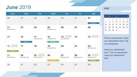 Powerpoint Monthly Calendar Template - LAUSD Academic Calendar Explained