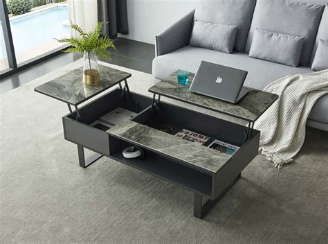 Modern Lift-Top Coffee Table ESF-1388 | Gray - MIG Furniture