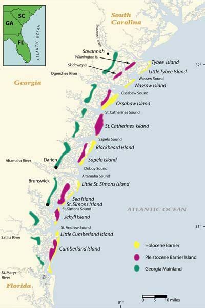 Barrier Islands off Georgia's Coast - here or the Keys would be a ...