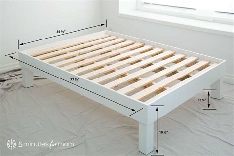 How to build a wood bed frame - Builders Villa