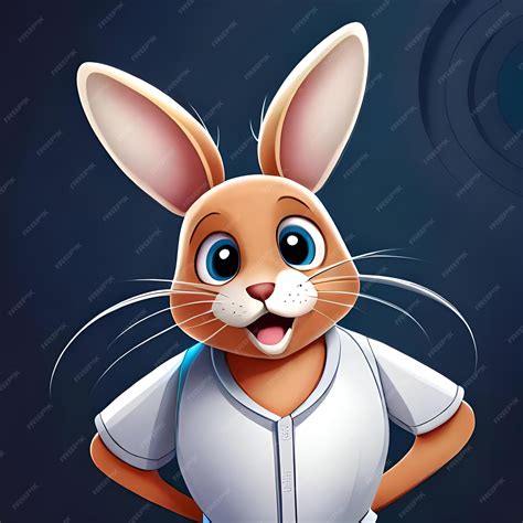 Premium AI Image | Cartoon Rabbit illustration ai generated