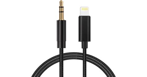 Lightning to 3.5 AUX Braided Audio Adapter Cable | 6969202107037 | CSE - Computer Service Express