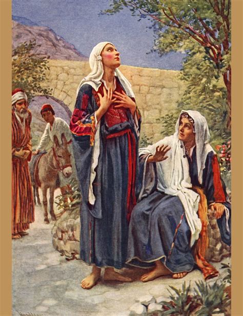 Mary Visits Elizabeth - The Scripture Lady