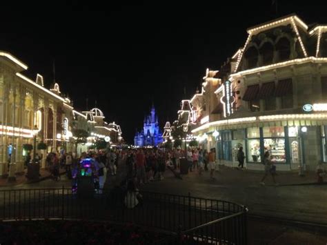 Magic Kingdom Main Street At Night