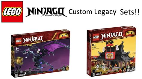 Lego Ninjago Custom Legacy sets 2 - YouTube