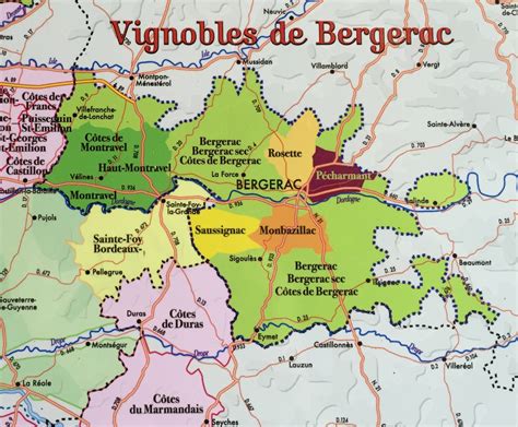 Bergerac france map