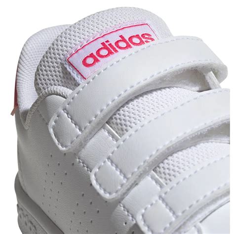 adidas Advantage Velcro Trainers Child White, Runnerinn