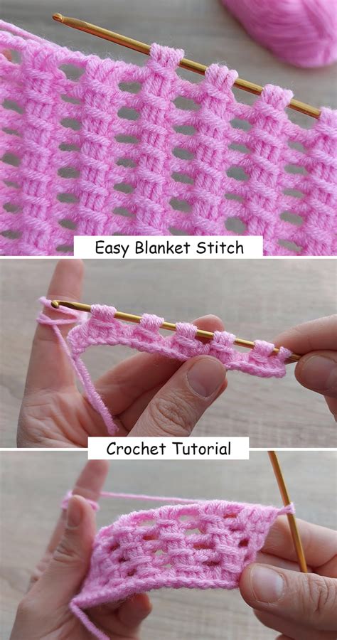 Easy Crochet Blanket Stitch Patterns For Beginners