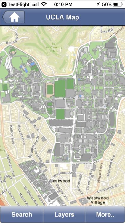 UCLA Campus Map by University of California, Los Angeles