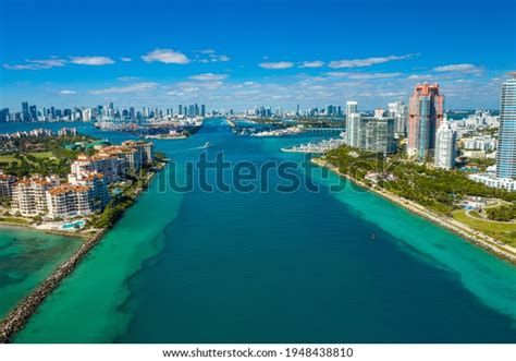 Aerial View Miami Beach Stock Photo 1948438810 | Shutterstock