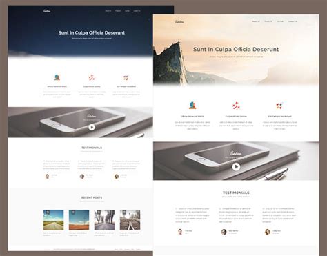 40 Free Responsive HTML5 CSS3 Templates 2019