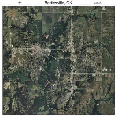 Aerial Photography Map of Bartlesville, OK Oklahoma