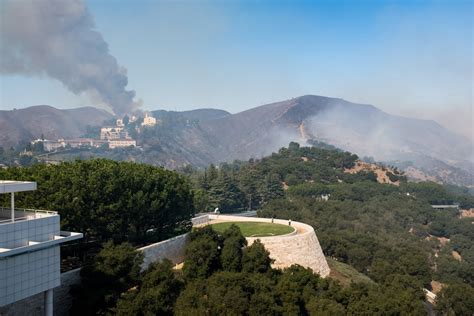 The Getty Museum Closes Its Doors as Wildfires Rage in California, But ...