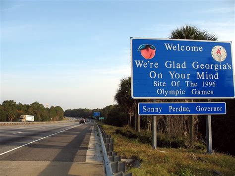 The Best Sight In The World Is A Welcome To Georgia Sign