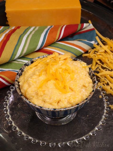 Cheese Grits For One - One Dish Kitchen