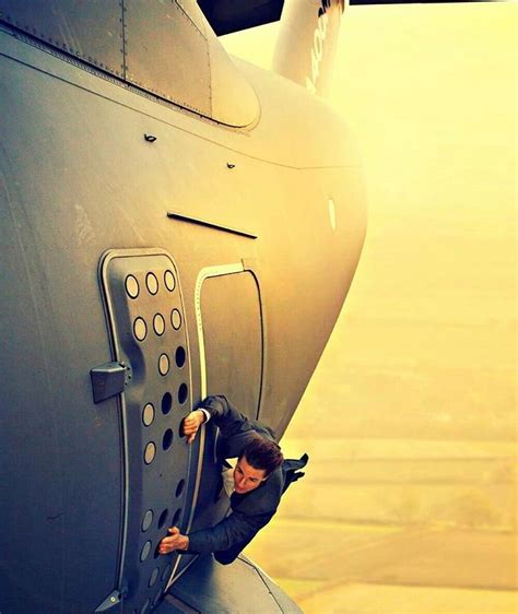 Tom Cruise on the Set of Mission: Impossible – Rogue Nation