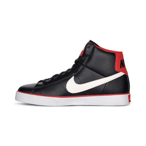 Lyst - Nike Sweet Classic Leather High Top Sneakers in Black for Men