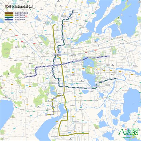 Suzhou Subway / Metro Map (2019 Spring Edition) | Metro map, Map, Suzhou