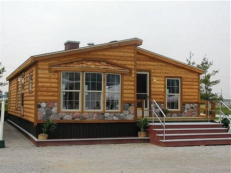 Double Wide Log Cabin Mobile Homes Cost - DREAQY