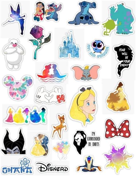 Latest Cost-Free Printable Stickers disney Tips Among the list of (many) blessings on the web ...