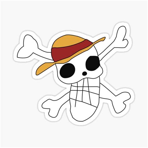 "One piece Logo That Luffy Draw" Sticker for Sale by MagiqueStickers | Redbubble