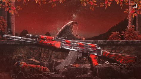 CSGO Weapon Skin Wallpapers on Behance | Элементы дизайна, Обои, Видео игры