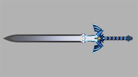 Master sword 3D model 3D printable | CGTrader