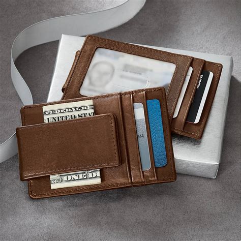 RFID Leather Money Clip Wallet | ASHRO