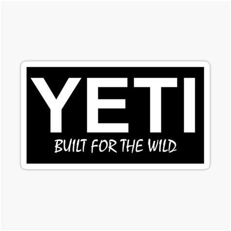 Yeti Stickers | Redbubble