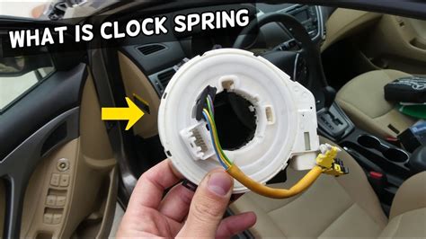 WHAT IS A CLOCK SPRING AND HOW IT WORKS - YouTube