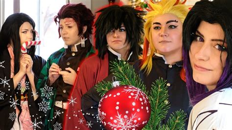 Can The Hashira SAVE Christmas?? | Demon Slayer Cosplay - YouTube