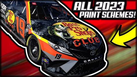 ALL 2023 NASCAR PAINT SCHEMES!!! (*JANUARY*) - YouTube