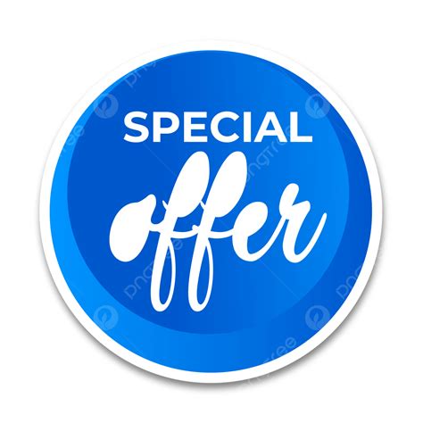 Promotion Special Offer Vector Hd Images, Blue Special Offer Sticker ...