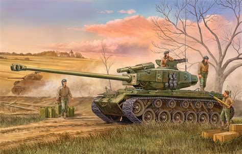 Download Tank Military M26 Pershing HD Wallpaper