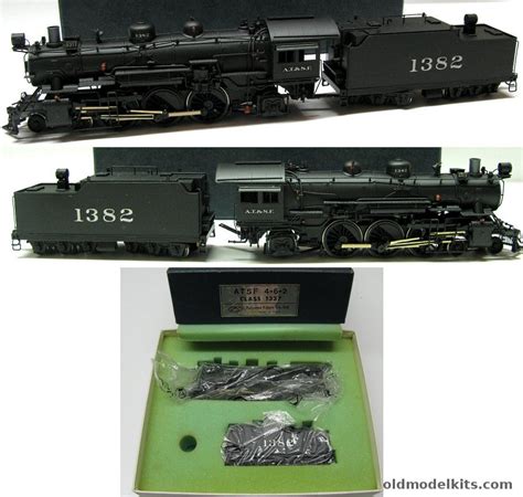 Fujiyama Kogyo Co HO Brass Sante Fe (ATSF) 4-6-2 Pacific Class 1337 Locomotive and Tender - HO Scale