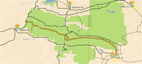 talimena scenic drive map