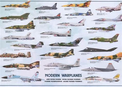 Modern Warplanes Military Aircraft Poster 27x38 | Warplane, Aviation posters, Military aircraft