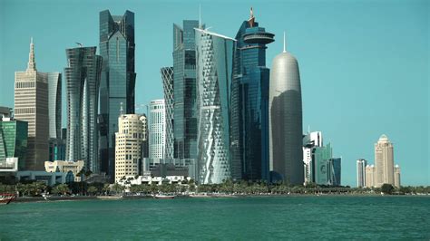 QATAR, DOHA, MARCH 20, 2018: Financial centre in Doha - capital and ...