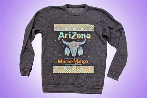 Mucho Mango Crew Neck Sweatshirt - AriZona Beverages | America’s No. 1 Selling Iced Tea Brand ...