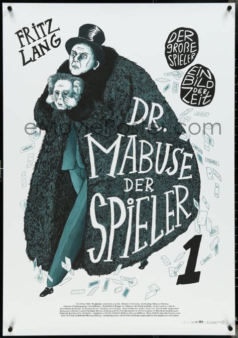 eMoviePoster.com: 4z0421 DR. MABUSE: THE GAMBLER Swedish R2022 Lang ...