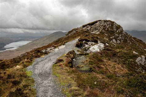 Diamond Hill in Connemara National Park Stock Image - Image of national, trail: 134456733