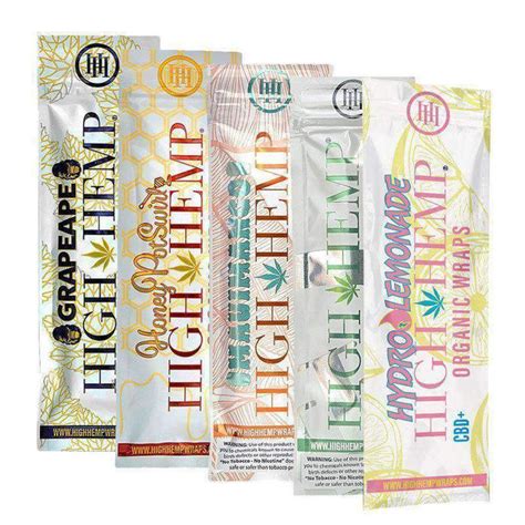 High Hemp Organic Hemp Wraps - 11 Flavors — Kush Cargo